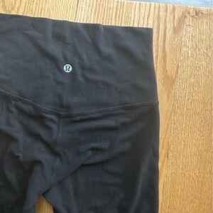 Black Lululemon Align leggings, size 4